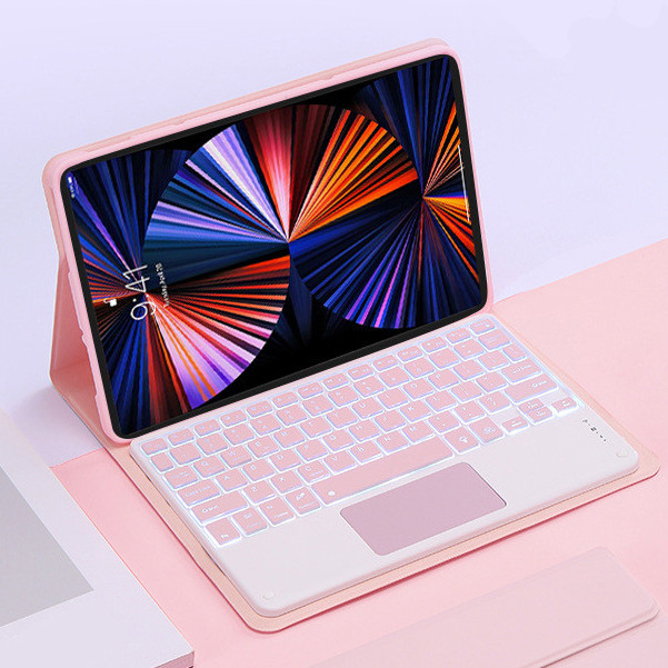 เคสคีย์บอร์ดเรืองแสง Bluetooth พร้อม Trackpad สําหรับแท็บเล็ต Lenovo M11 / K11 2024
