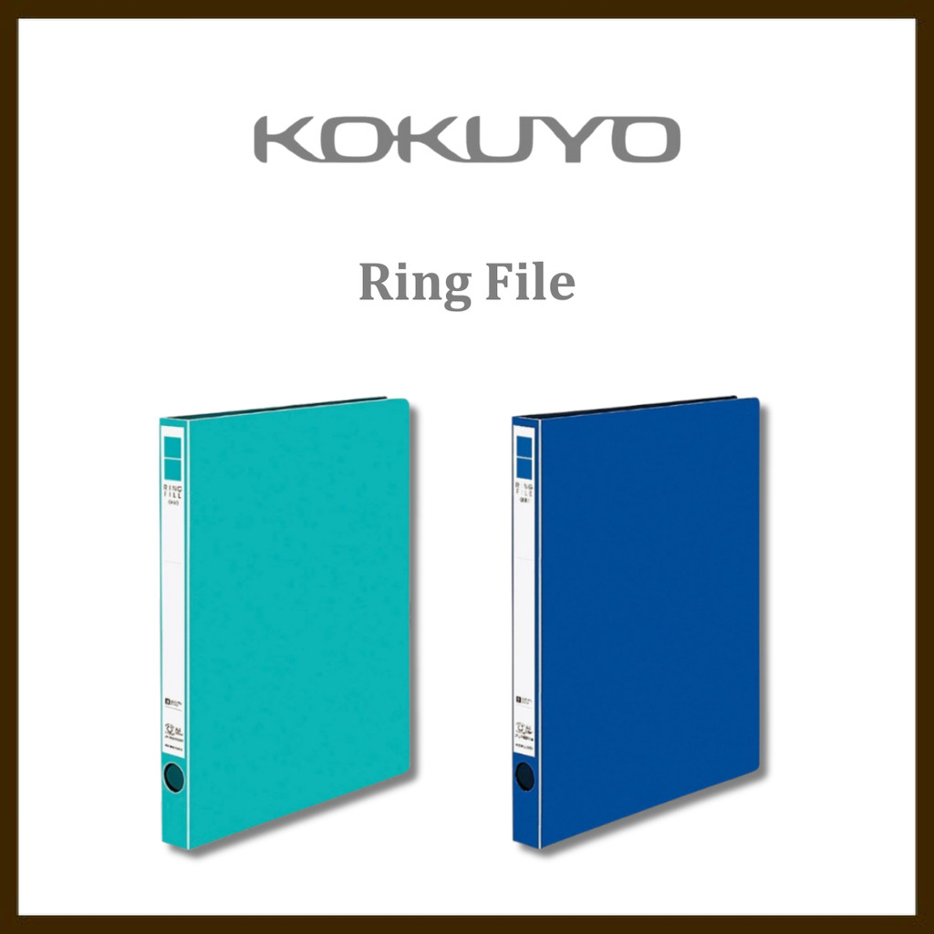 KOKUYO Ring Binder ER A4 with PP Sheet Cover, 2-Hole, Various Colors