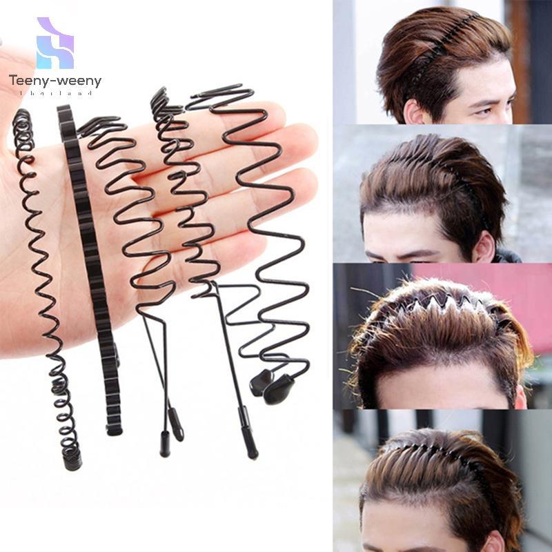 Teeny-weeny Fashion Hair Hoop Metal Sport Gym Wave Hair Head Band Metal tw