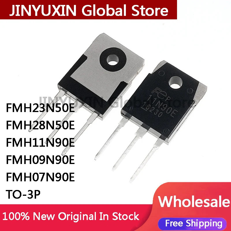 5PCS FMH11N90E FMH23N50E TO-3P FMH23N50 23N50E FMH28N50E FMH09N90E FMH07N90E 28N50E 11N90E ทรานซิสเต