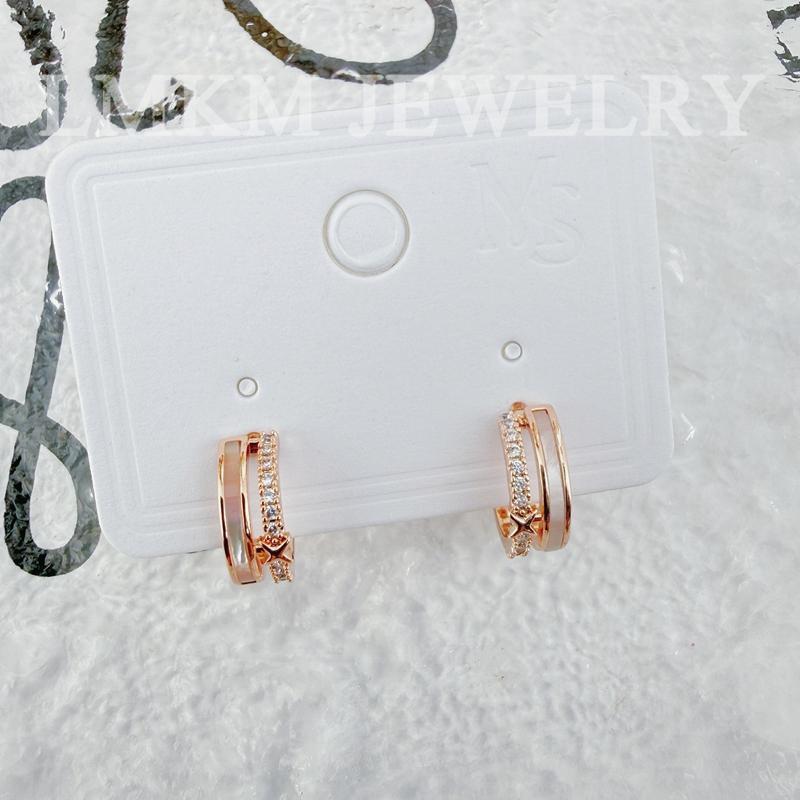 (พร้อมส่งในไทย)ต่างหูเงินแท้s925 ผู้หญิงต่างหู ต่างหูสตั๊ด สไตล์เกาหลี earrings jewelryJXH-520-EQ-MGJ, LMKM - รูปที่ 4