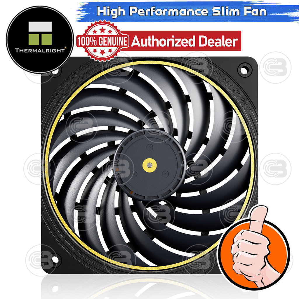 [CoolBlasterThai] Thermalright TL-B12015 EXTREM Premium Slim Fan Case (size 120 mm.) ประกัน 6 ปี