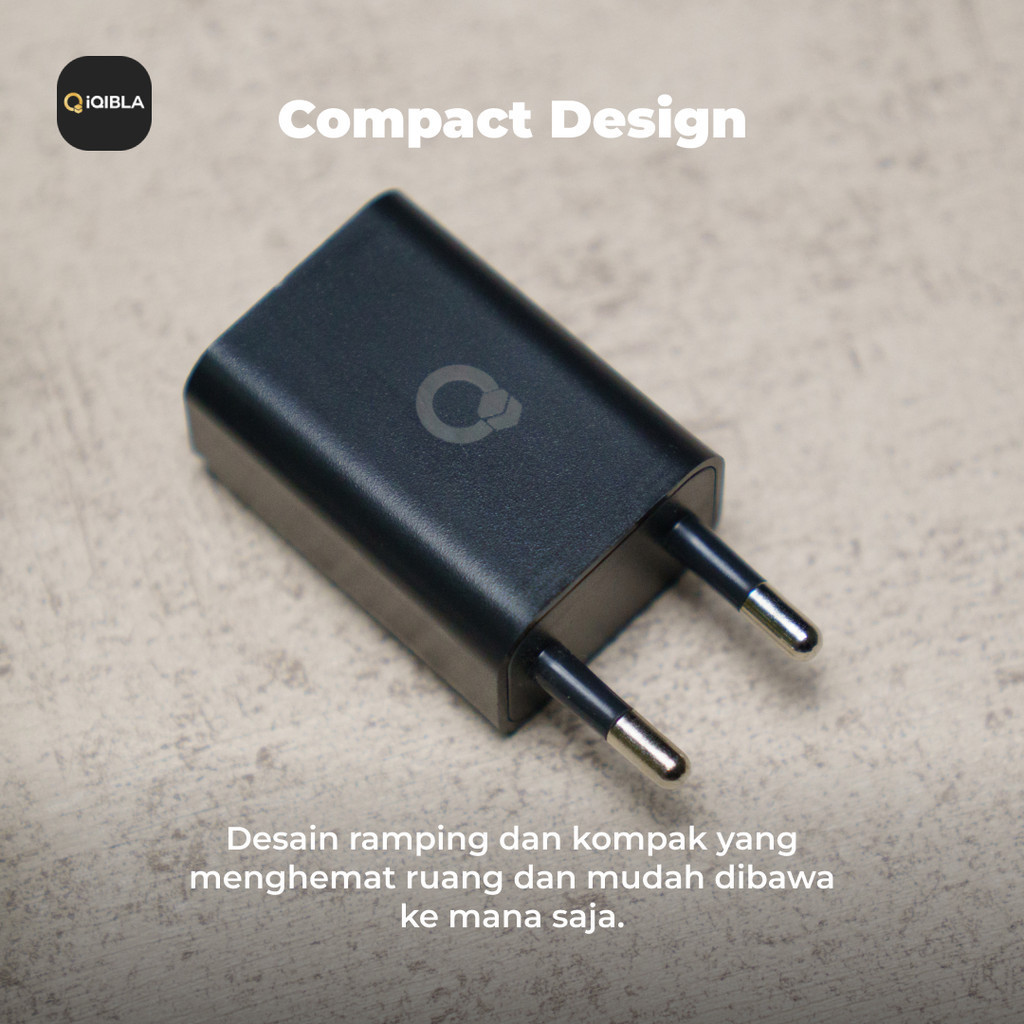 IQIBLA อะแดปเตอร์ชาร์จ USB สําหรับ Smart Zikir Ring 5V 1.2A