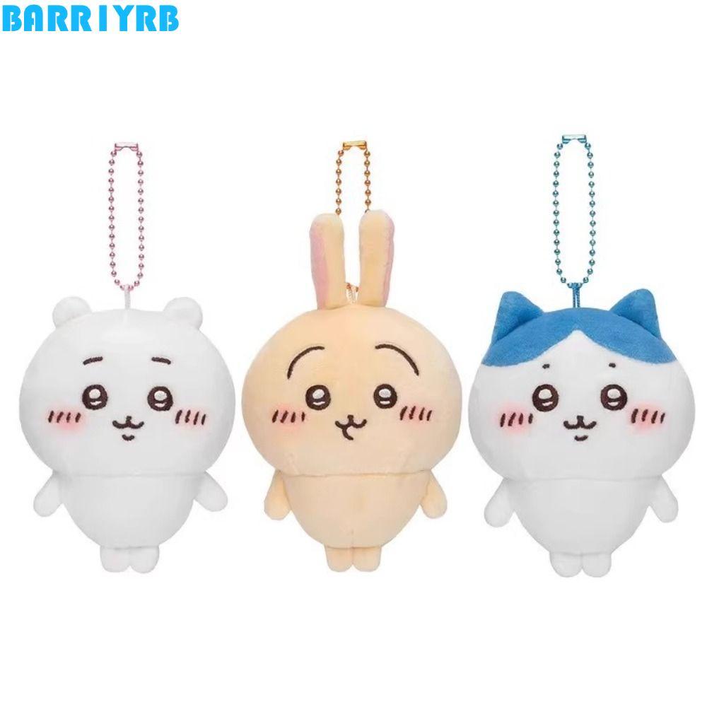 BARR1YRB Chiikawa ตุ๊กตาจี้, ตุ๊กตาตุ๊กตาน่ารัก Chiikawa ตุ๊กตาพวงกุญแจ, การ์ตูน Hachiware Kawaii Usashijiy กระเป๋าเป้สะพายหลังแขวนตกแต่ง