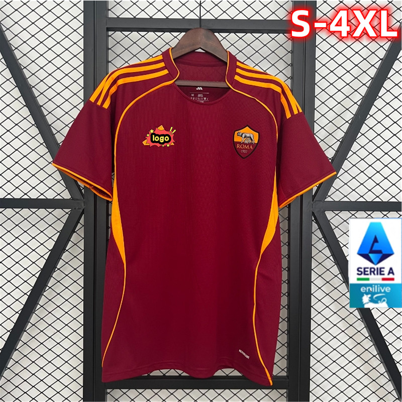 เสื้อฟุตบอล Roma home jersey ของ Dybala สำหรับผู้ชาย