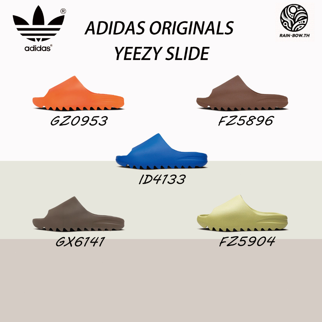 ของแท้100% Adidas Originals Yeezy Slide GZ0953/FZ5896/ID4133/GX6141/FZ5904รองเท้าแตะ สะดวกสบาย