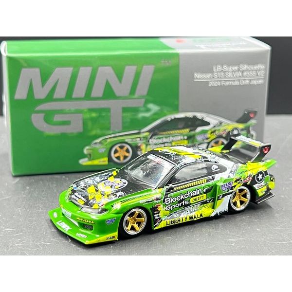 MINIGT Nissan LB-Super Silhouette S15 SILVIA #555 V2  2024 Formula Drift Japan