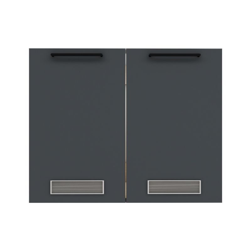 SMART COMBRIX ชุดวงกบบานเกล็ดบานเปิดคู่ F80K-SA1MDG