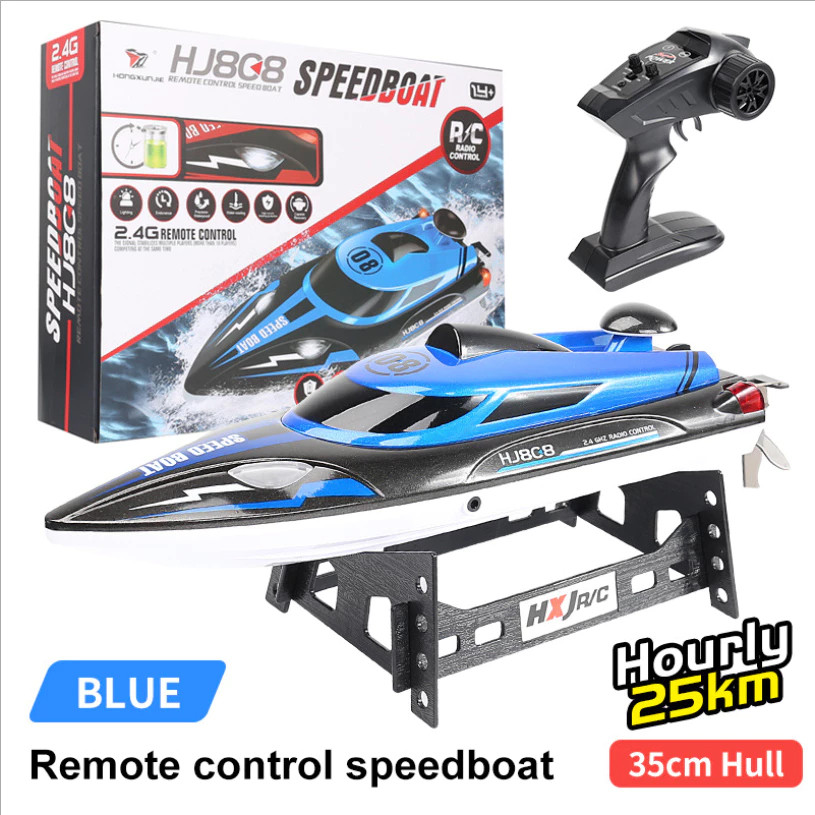 Travimo HJ808 RC Racing เรือ 2.4GHz รีโมทคอนโทรลความเร็วสูง 25kmh Fast Water Assault Craft สําหรับ P