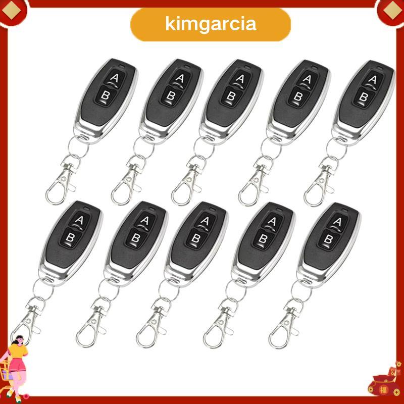 kimgarcia 433 MHz รีโมทคอนโทรลรหัสการเรียนรู้ EV1527 สําหรับประตูโรงรถเปิดประตู