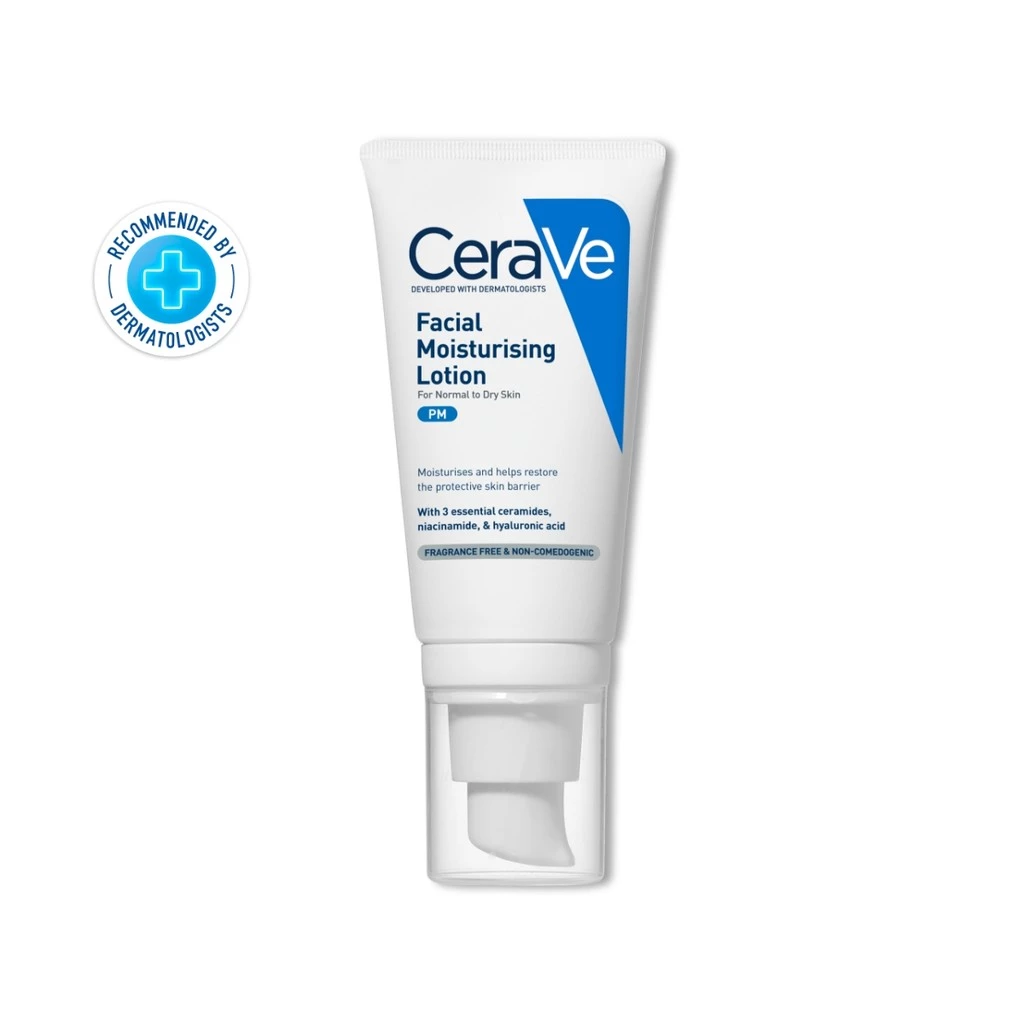 เซราวี CERAVE Facial Moisturising Lotion เฟเชี่ยล มอยเจอร์ไรซิ่ง โลชั่น โลชั่นบำรุงผิวหน้าสำหรับผิวธรรมดา 52ml. thumbnail 3