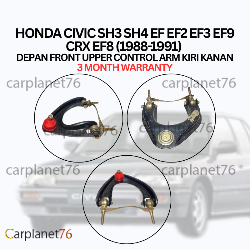 HONDA CIVIC SH3 SH4 EF EF2 EF3 EF9 CRX EF8 1988-1991 DEPAN ด้านหน้า UPPER ควบคุมแขน KIRI KANAN