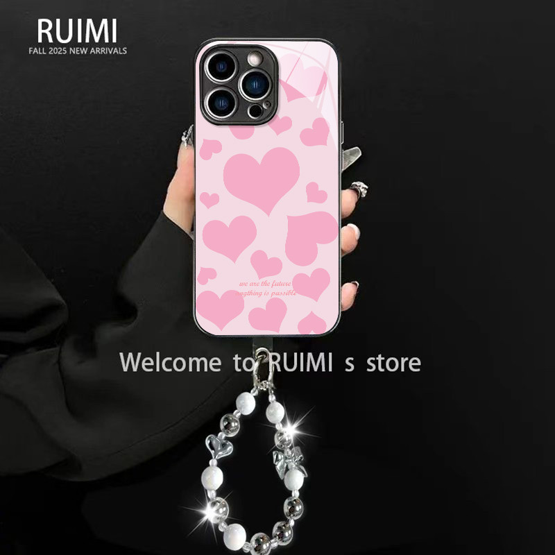 HP MERAH หัวใจสีชมพูจัดส่งที่รวดเร็วสําหรับ VIVO y02 y03 y100 y16 y17s y15 y19 y1s y20 y21 y22 y27s 