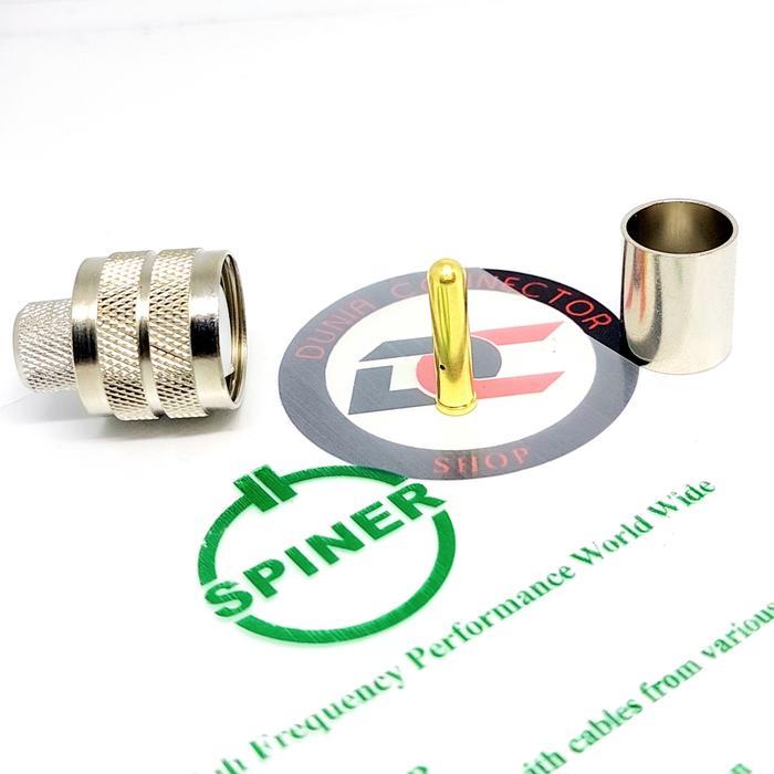 PL ชายถึง LMR400 RG 8 CRIMPING INSULATOR TEFLON !