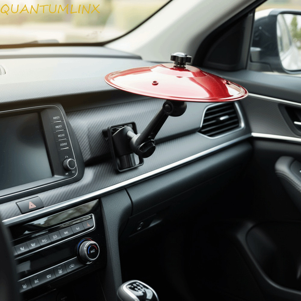 QUANTUML Mini Drum Cymbals, Creative Design Rhythm Tapping Car Air Vent Drum, เครื่องดนตรี Colliding