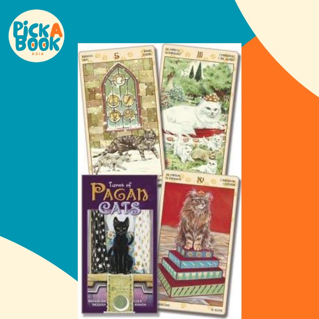 Tarot of Pagan Cats by Lo Scarabeo (ฉบับสหรัฐอเมริกาปกอ่อน)
