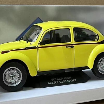 SOLIDO 1/18 VW BEETLE 1303 SPORT Volkswagen BEETLE รถรุ่นโลหะผสม