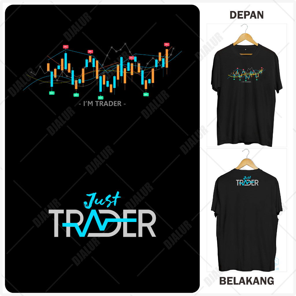 เสื้อยืดพรีเมี่ยม Trader Crypto Forex Cotton Combed 30s – โปรปัง