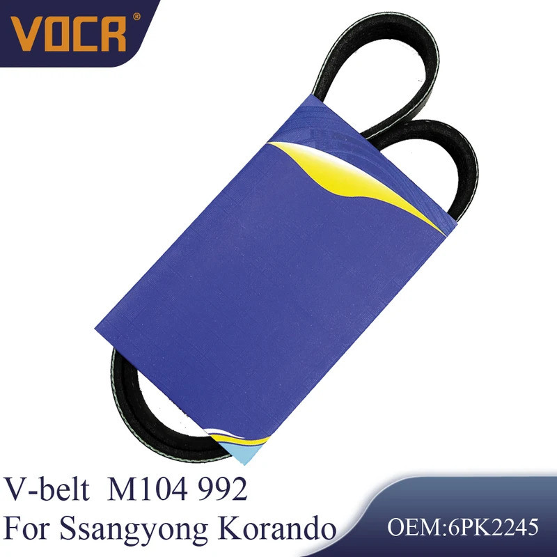M104.62 อุปกรณ์เสริมเครื่องยนต์ V-belt สําหรับ Ssangyong Korando 3.2L 1997-1999 BENZ G-CLASS230 6PK2