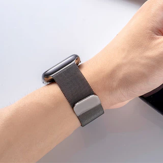 แหวนโลหะมิลาน for Smartwatch IWatch Ultra 3 2 SE Series 11 10 9 8 7 6 5 4 49mm 46mm 45mm 44mm 42mm 41mm 40mm 38mm