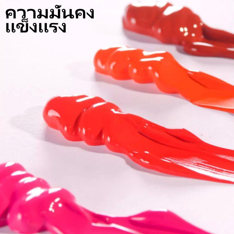 MW 12/24สี สีอะคริลิค 12ml พร้อมเครื่องมื ชุดสีอะคริลิค Acrylic Paint Set สำหรับการวาดภาพสีน้ำมัน