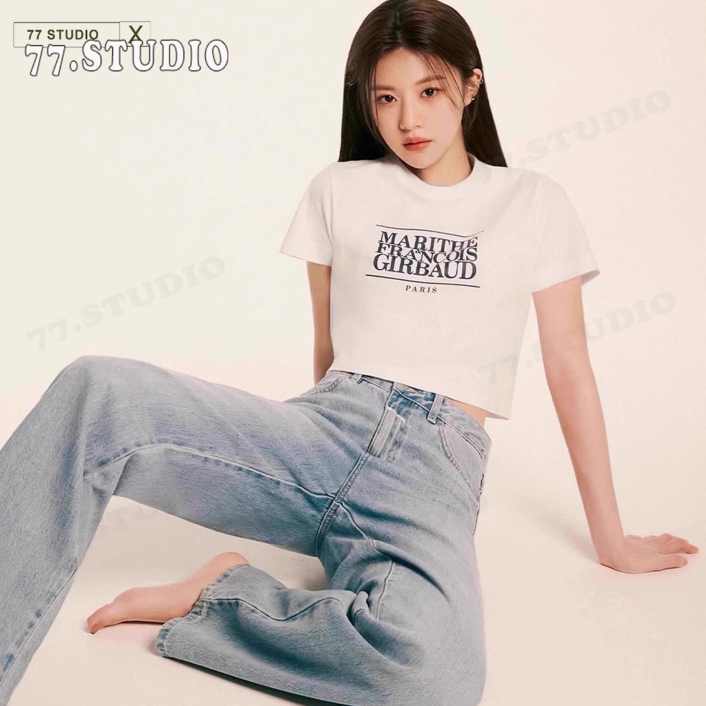 🌈พร้อมส่ง🚀เสื้อ🌈 เกาหลี  เสื้อยืดแขนสั้นคอกลมผ้าฝ้ายสำหรับผู้ชาย และผู้หญิงฤดูร้อน เซ็กซี่แฟชั่น