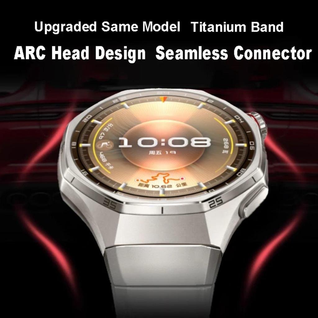 No Gaps Luxury Titanium Strap + กระจกนิรภัยสําหรับนาฬิกา รูปที่ 8