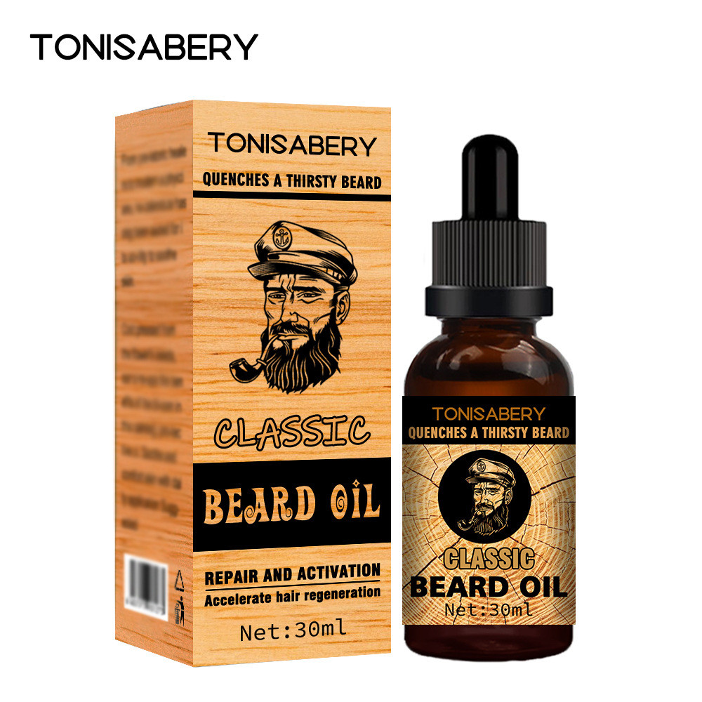 30ml Beard Oil Care Softening Softening Beard Essential Oil Nourishing Beard พร้อมสต็อก 1MTS