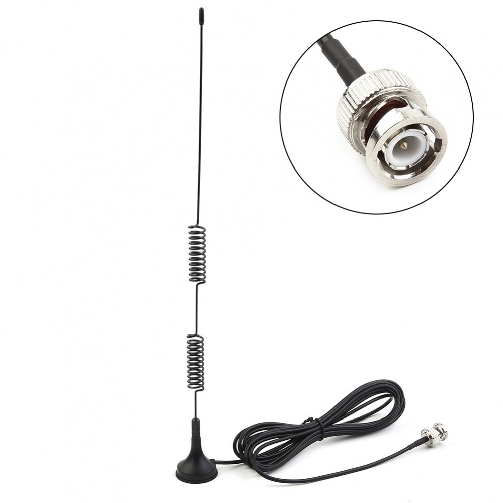 เสาอากาศช่วงความถี่ VHF UHF เข้ากันได้กับขั้วต่อ BNC วิทยุมือถือ