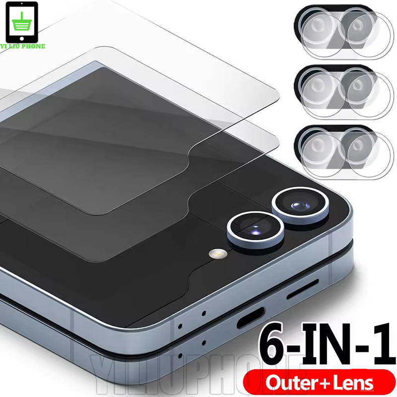 4-1Pcs เลนส์โทรศัพท์ Tempered Flim - HD โทรศัพท์กระจกนิรภัย - ตัวป้องกันหน้าจอด้านหน้า - อุปกรณ์ป้อง