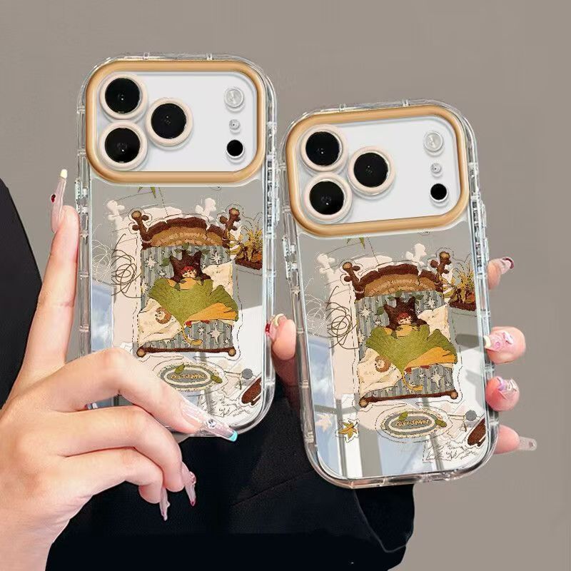 💛Star-เข้ากันได้กับเคส iPhone 17/16PROMAX 17AIR  Apple 15ProMax 14PLUS 13/12/11pro XSMAX เคสไอโฟน เค