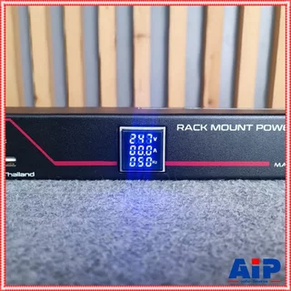 COMSON AEC-99 ปลั๊กRACK โชว์V และ A มีเบรคเกอร์ ปลั๊กไฟติดแร็ค 9 ช่อง USB 2 ช่อง AEC 99 AEC99 AC99 AC 99 **จอแสดงโวลท...