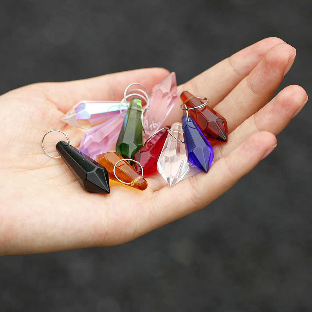 แนะนำ ผ้าม่าน 38มิลลิเมตรชี้ลูกปัด ทําเอง ทําด้วยมือหลวมลูกปัดอุปกรณ์แสงคริสตัลโปร่งใสคอลัมน์น้ําแข็งจี้สร้างสรรค์ลูกปัดผ้าม่านตกแต่งแขวน 25.11.20 ราคาพิเศษ มีเก็บเงินปลายทาง