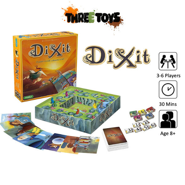 Dixit เกมกระดานการ์ดเกมปาร์ตี้ Dixit 3-6 ผู้เล่น