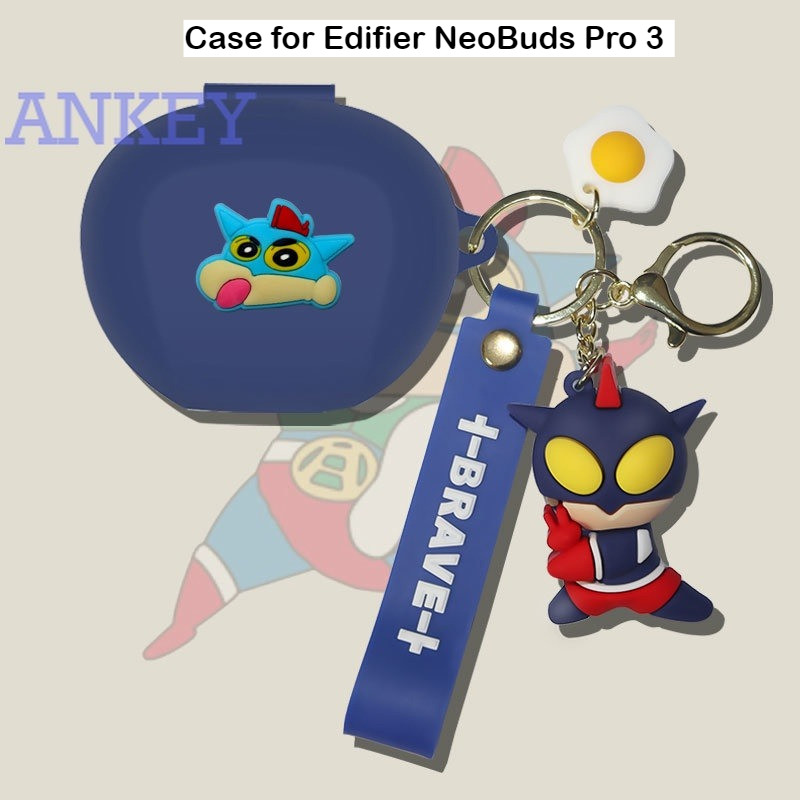 case for Edifier NeoBuds Pro 3 Protective Silicone Cute Cartoon Covers Wireless Earbuds Shell TWS He