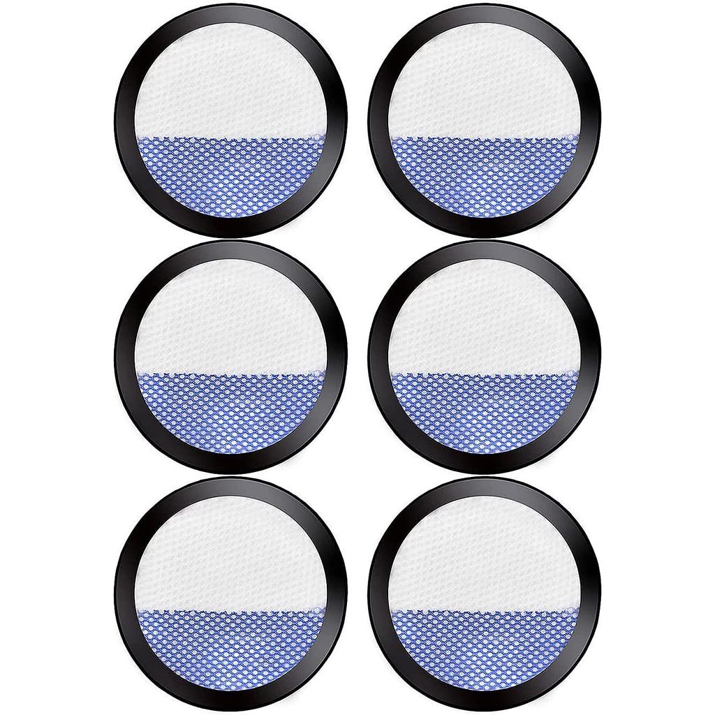 6 Pack ตัวกรองทดแทนสําหรับ Eureka RapidClean Pro เครื่องดูดฝุ่นไร้สาย NEC180 NEC185 NEC186 NEC190