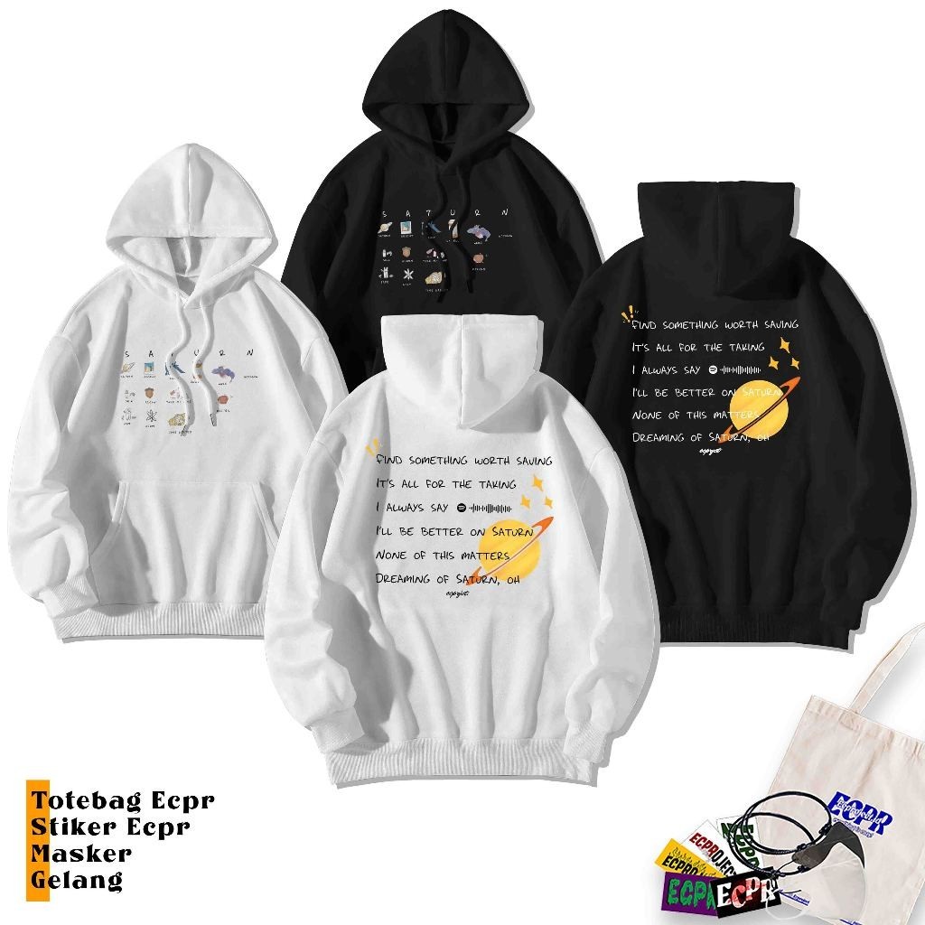 [AESTHETIC] HOODIE SZA SATURN COTTEN VERSION
