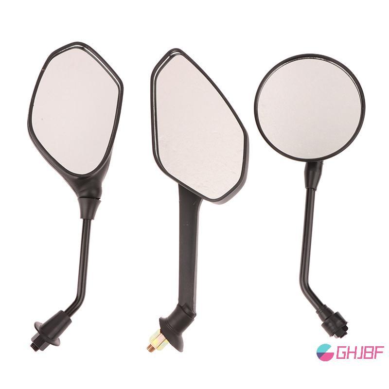 GHJBF] 1 คู่ Tailormbile Back Side กระจกนูน 8 มม. 10 มม.กระจกรถจักรยานยนต์สกู๊ตเตอร์ E-Bike กระจกมองหลัง ศ น