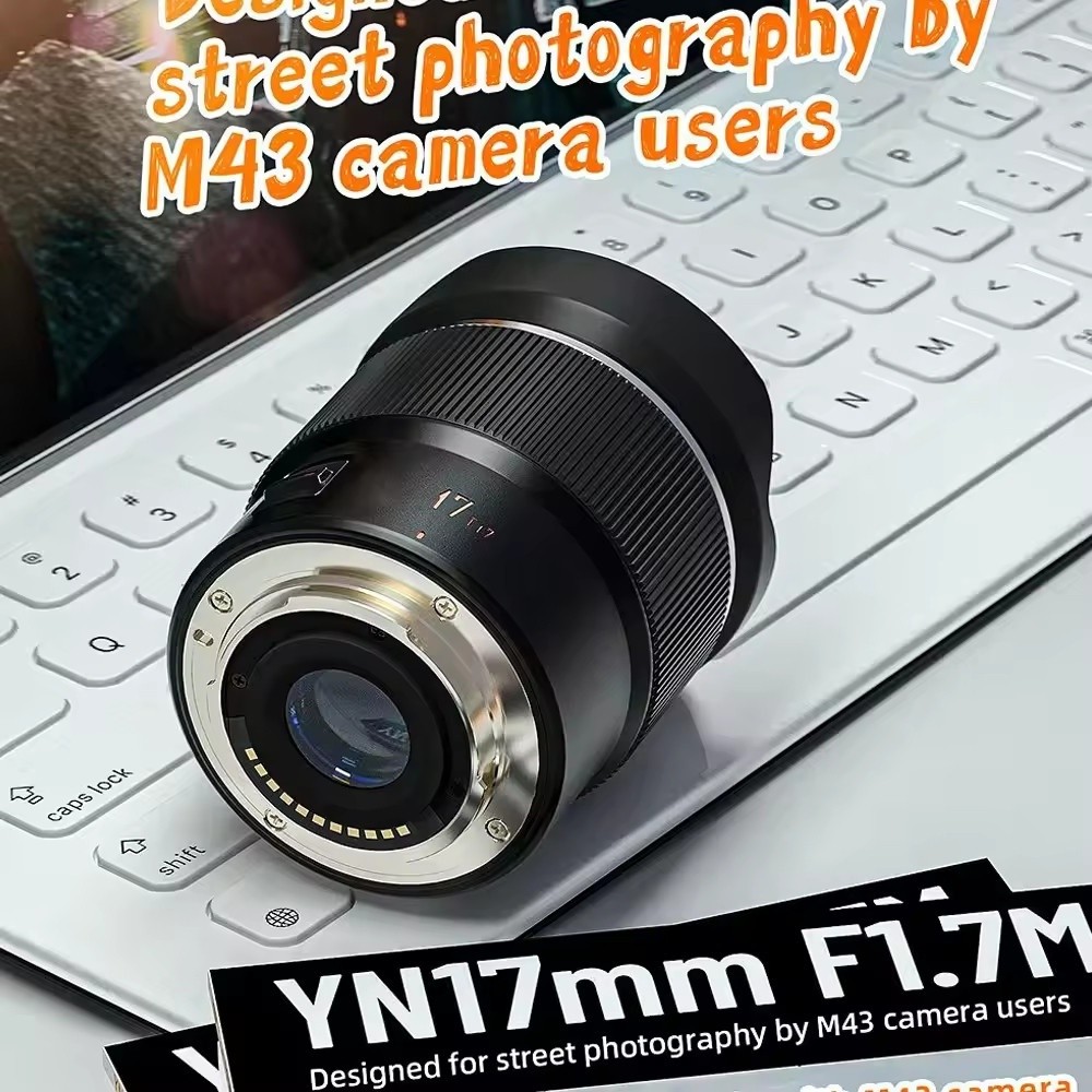 YONGNUO YN17MM F1.7M STM Camera Lens M43 Frame Auto Focus Lens for M4/3 Mount Olympus Panasonic Came