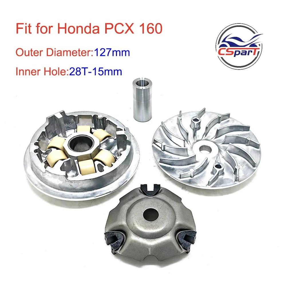 127MM 28T Variator คลัทช์รอกชุดสําหรับ Honda PCX160 PCX150 2021-2022 PCX 160 22110-K1Z-J10 22131-K40