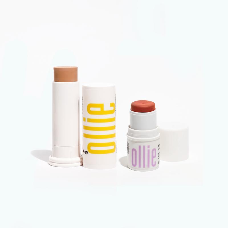 ชุดกันแดด Ollie พร้อม Color and Stick 3 in 1 Coral SPF50+