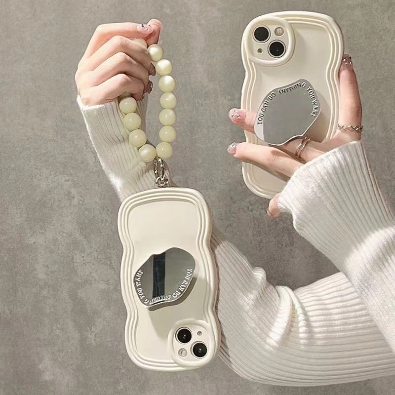 16 กระจกหยักเหมาะสําหรับ 13Pro 14ProMax เคสโทรศัพท์ XR 12pro แฟชั่นรวมทุกอย่าง Soft Case 11Pro