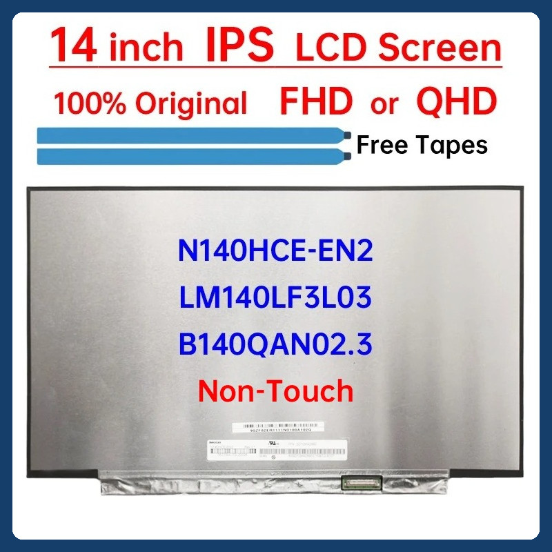 14 นิ้วหน้าจอ LCD LM140LF3L03 N140HCE-EN2 B140QAN02.3 สําหรับ Asus ZenBook UX425E UX425J UX425U จอแส