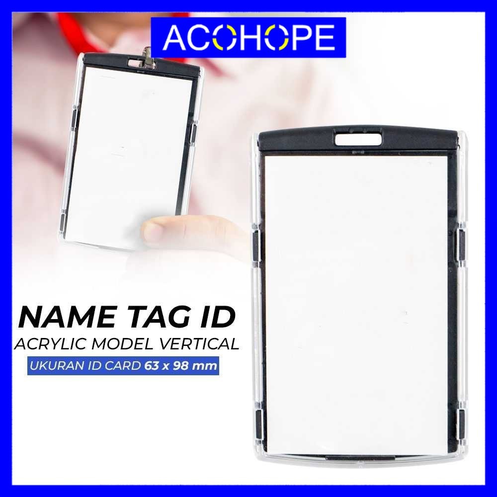 ป้ายชื่ออะคริลิคแนวตั้ง รหัส - 7117