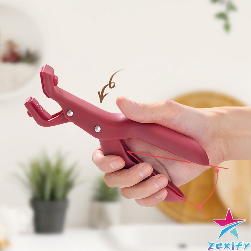 ZXF คีมคีบหม้อร้อน ที่จับจานร้อน ที่คีบจานร้อน อุปกรณ์ครัว หนีบแน่นไม่หลุด Bowl Clip - รูปที่ 7