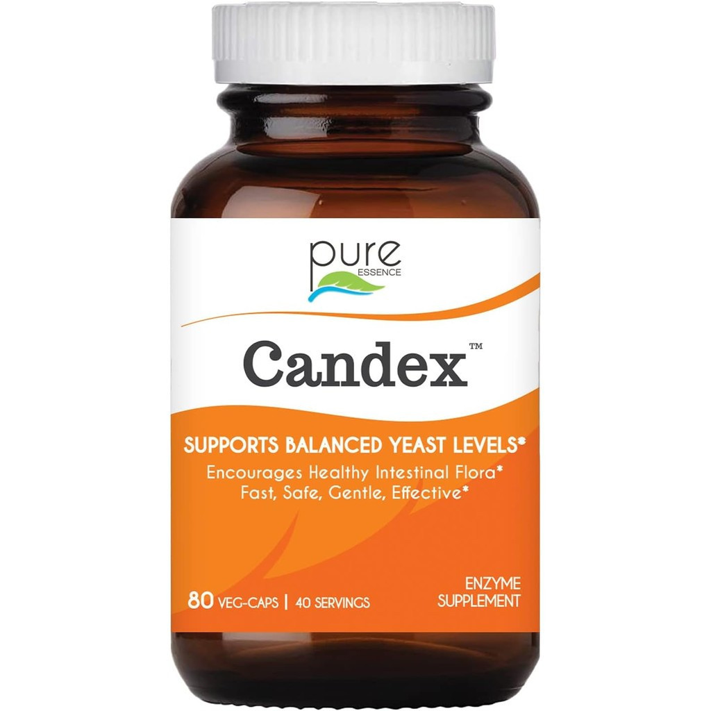 อาหารเสริม Pure Essence Candex - อาหารเสริม Yeast Overgrowth พร้อมเอนไซม์ย่อยอาหาร Yeast Infection P