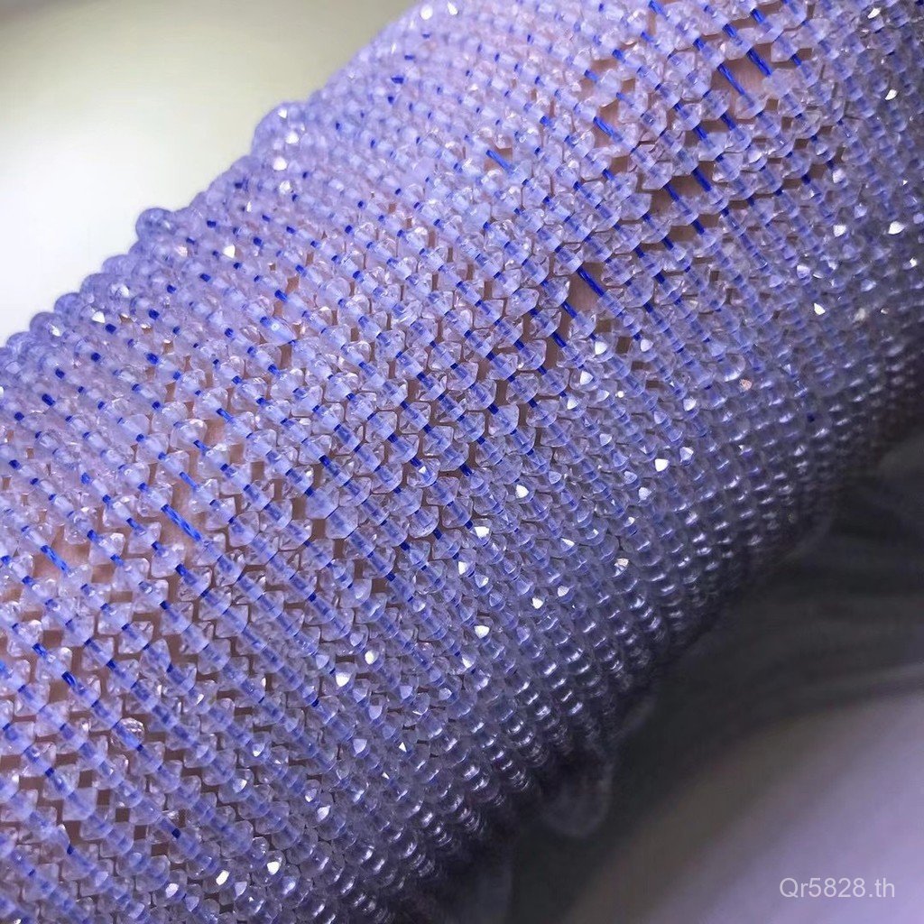 Spacer ลูกปัดเพชรอุปกรณ์เสริมผลิตภัณฑ์กึ่งสําเร็จรูปธรรมชาติ Faceted Topaz diy ลูกปัดหลวม UFO สร้อยข