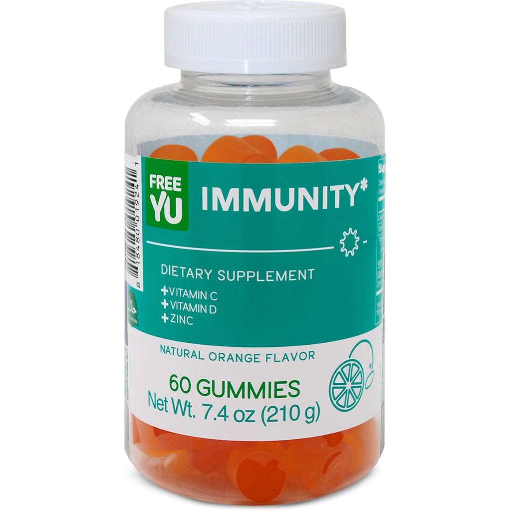 Hal & Gluten Free Immunity Gummy - ผลิตภัณฑ์เสริมอาหารวิตามินสําหรับผู้ใหญ่และวัยรุ่น - Chewable Mul