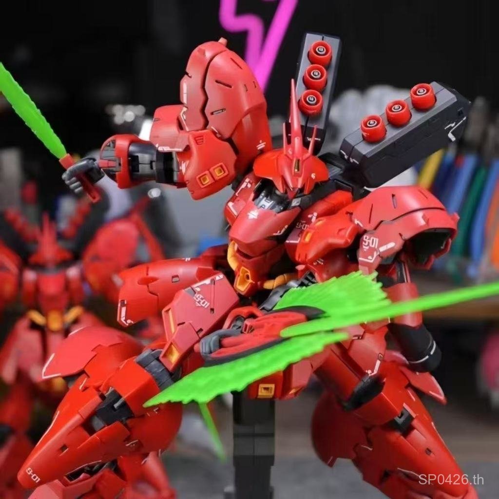 กันดั้มโมเดล RG Sazabi 1/144 RG5503 Mecha Gundam Char Assembly Model