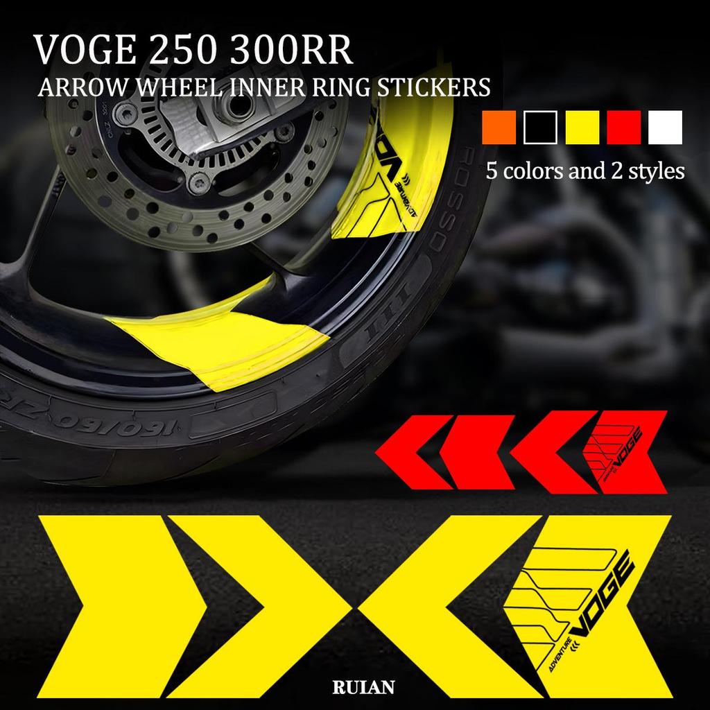 Arrow ล้อ Conversion Decal สําหรับ VOGE 250 300RR VOGE rr500s RR660S RR525 ภายในล้อ Conversion Decal